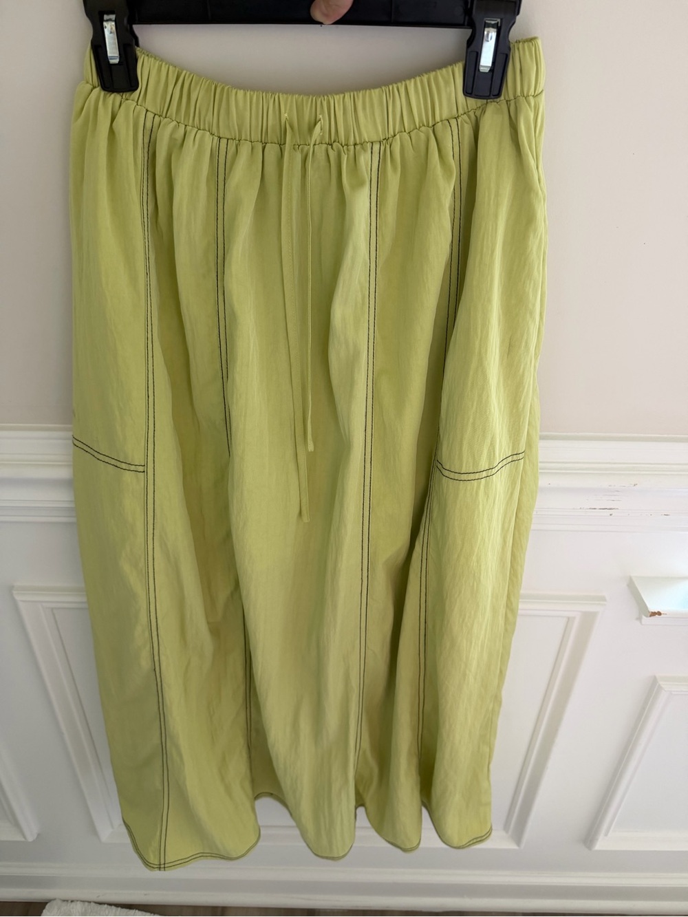 Strut & Bolt Womens Lime Green Maxi Skirt Size S New